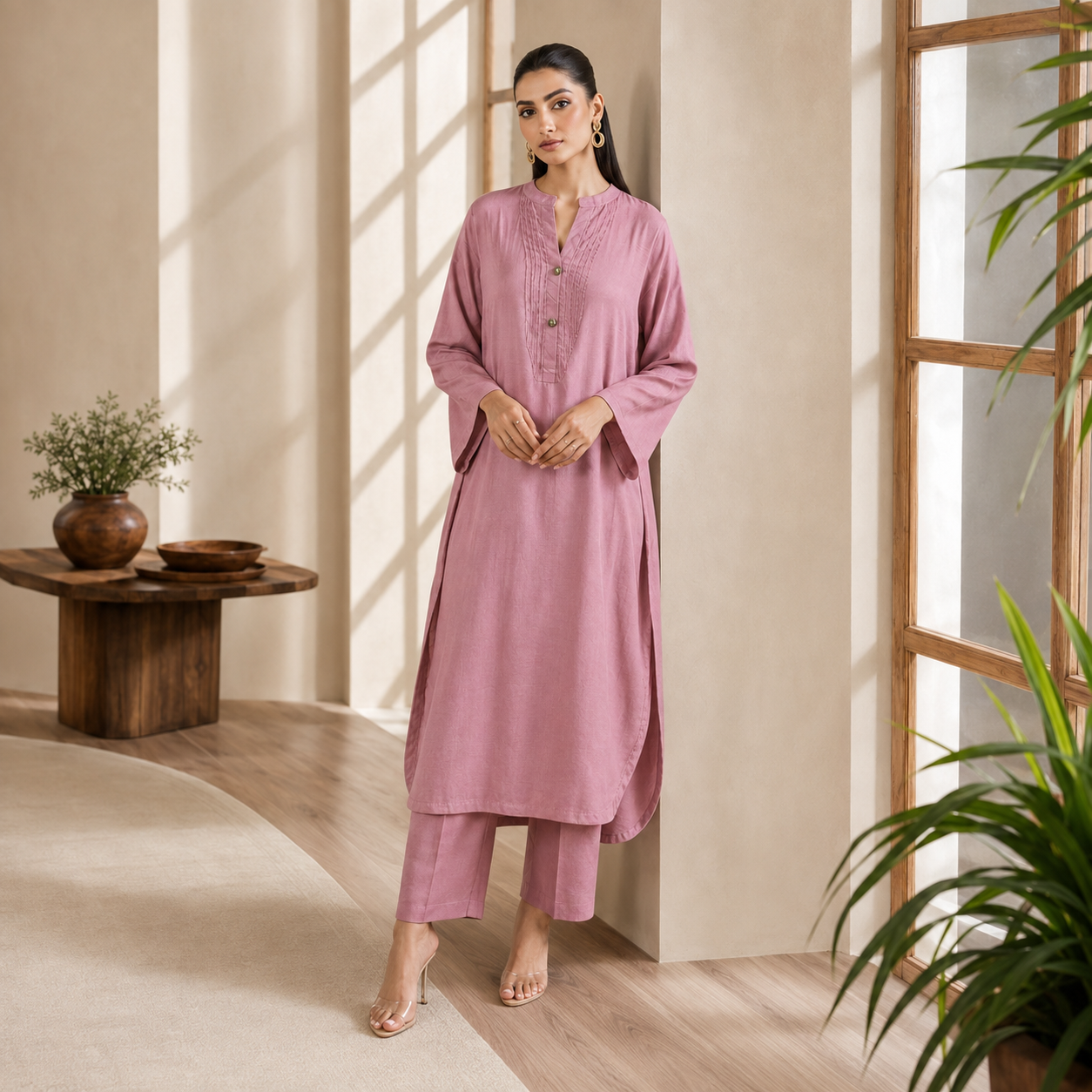 Brosha Lawn Self 2-Piece Suit