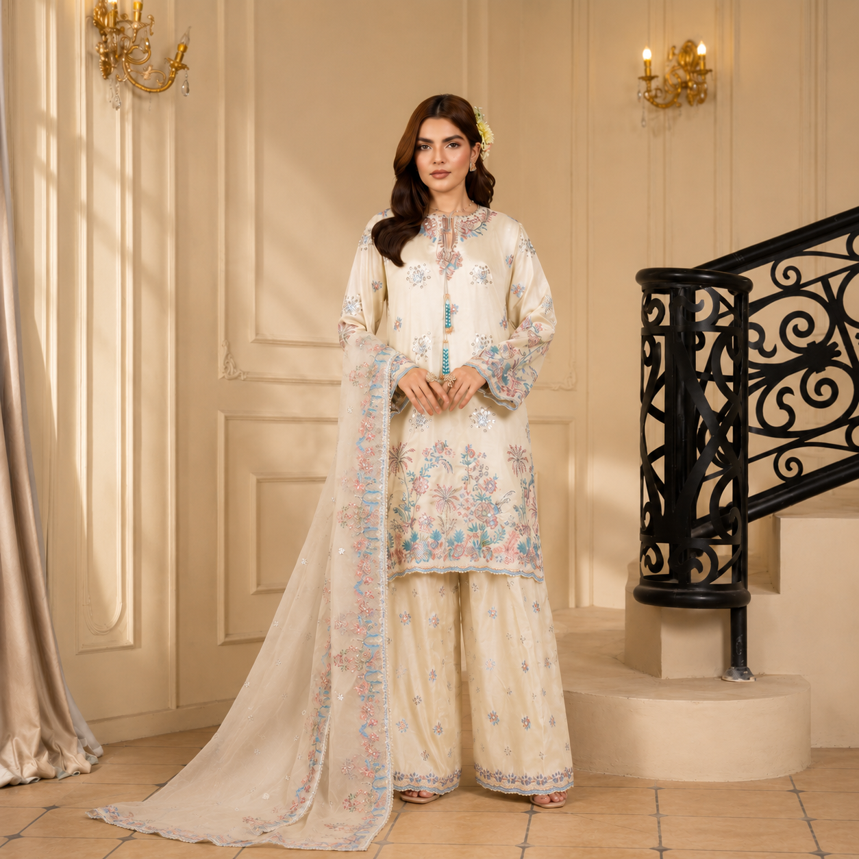 Regal Silk Farshi 3-Piece Suit